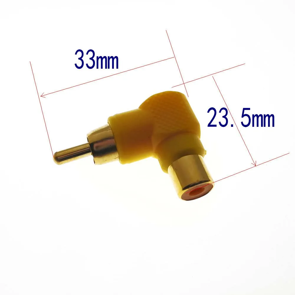 4 шт. переходники RCA с золотым покрытием и углом 90 градусов|Кабели VGA| |