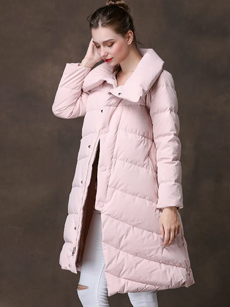 

white duck jacket, winter long Korean women down coat, jackets, warm women's park, xmxd8383 kj2937