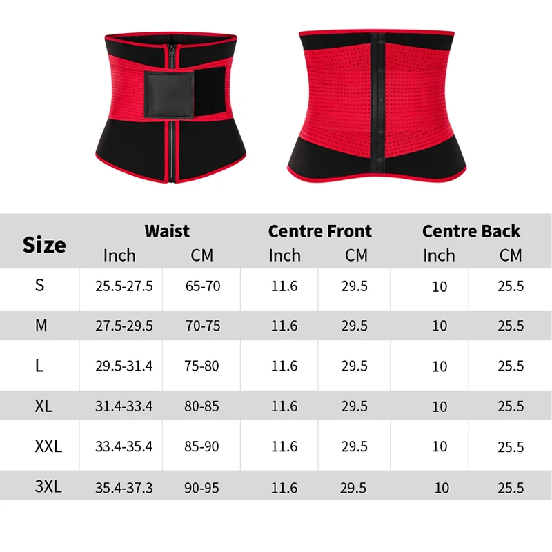 

Fit-Pro Waist Girdle, Sweat Pack, Abdominal Toner, Lower Back And Waist Support, Abdominal Trainer