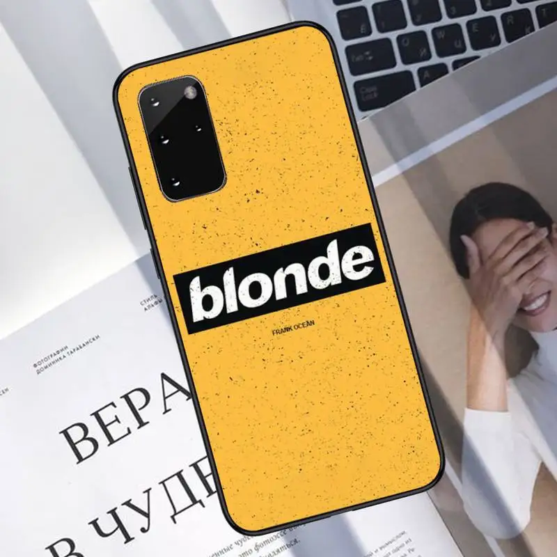 

Frank blond Ocean Phone Case For Samsung galaxy S 7 8 9 10 20 edge A 6 10 20 30 50 51 70 note 10 plus