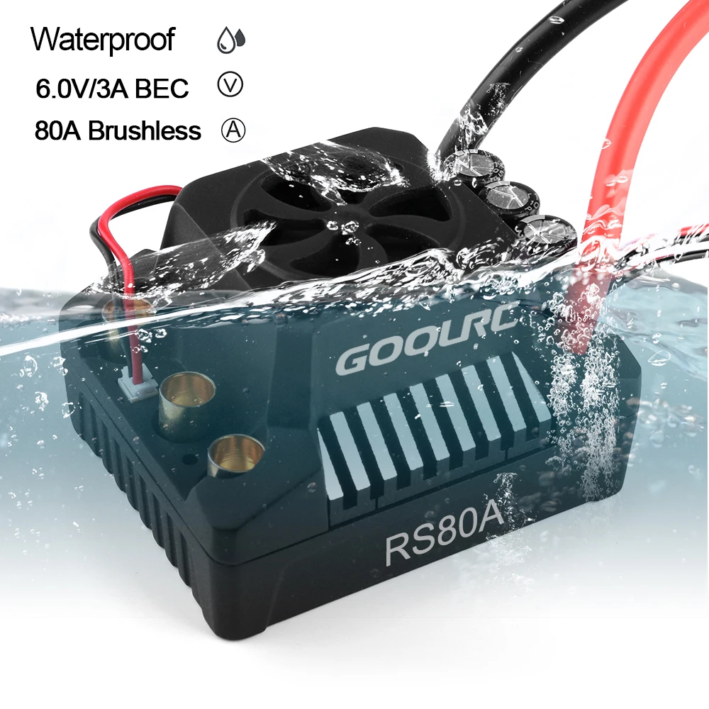 GoolRC 3660 3800KV бесщеточный двигатель 80A ESC Бесщеточный электронный регулятор
