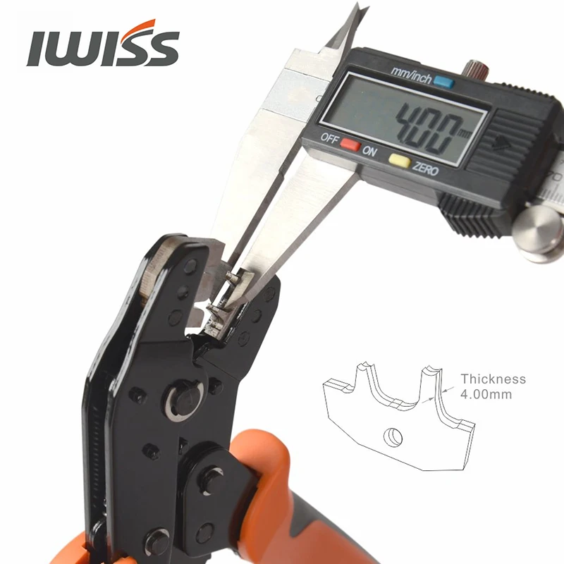 Обжимные инструменты IWISS работают на мини-разъемах XH2.0mm XH2.54mm XH3.96mm Клеммы D-Sub Dupont JST
