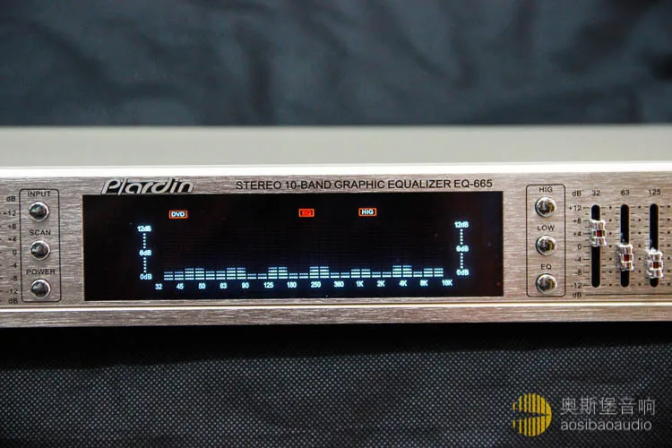 Новое поступление EQ665 эквалайзер hifi fever домашний эквалайзер сбалансированный микшер двойной 10 сегментный стерео ВЧ альт бас регулирование