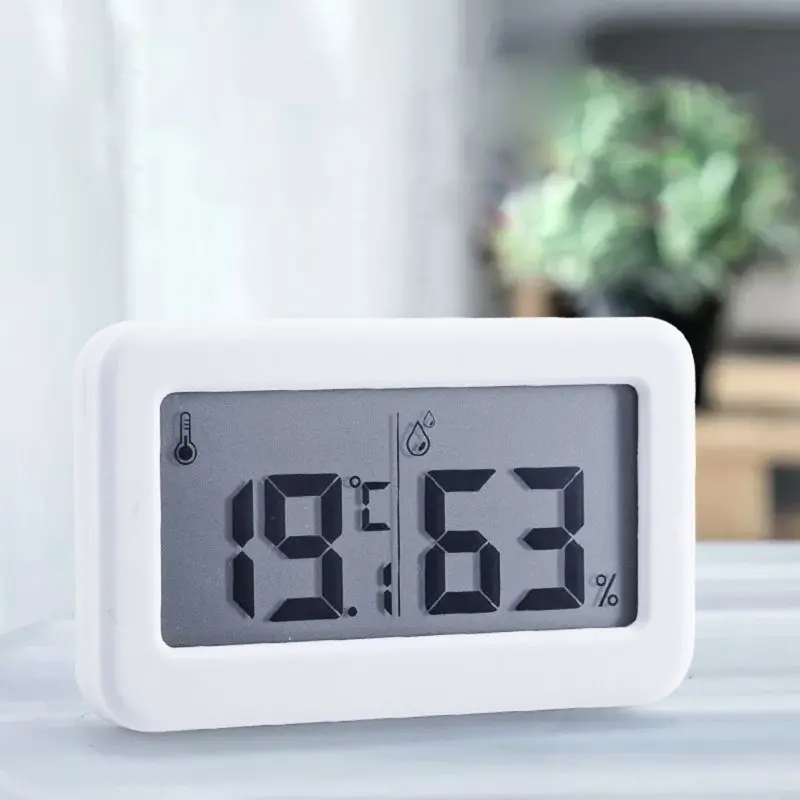 Цифровой большой экран термометр гигрометр электронный влажность температура