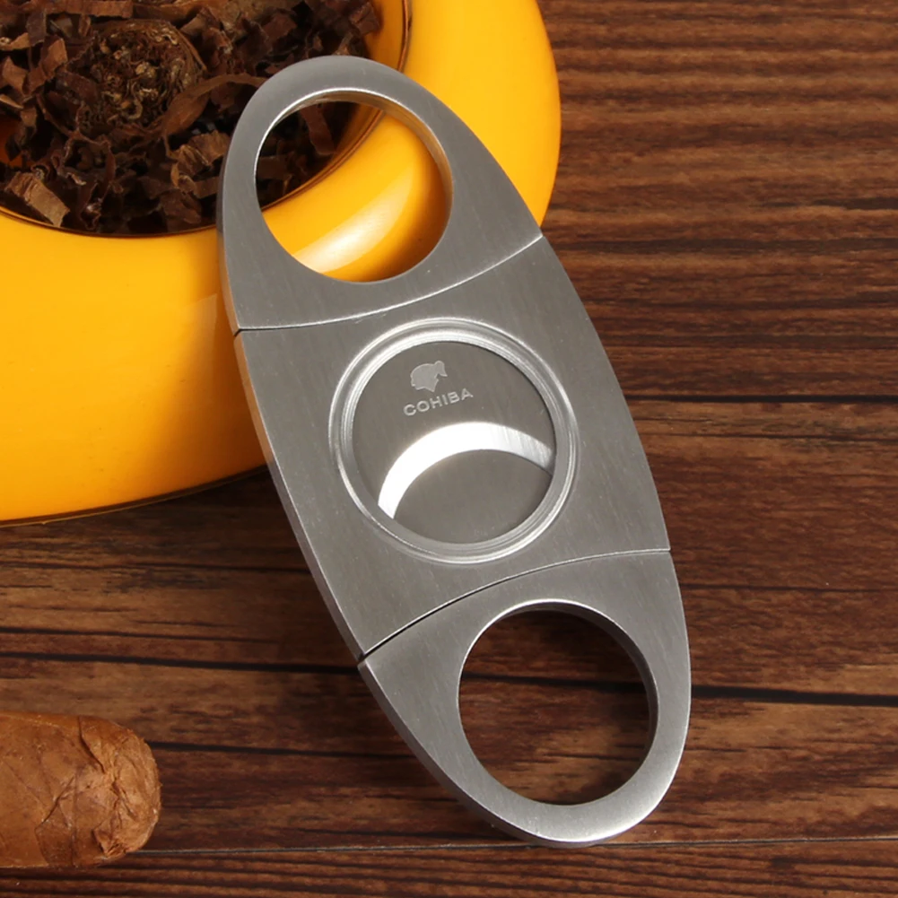 Карманный нож для сигар COHIBA острый металлический резаки из нержавеющей стали