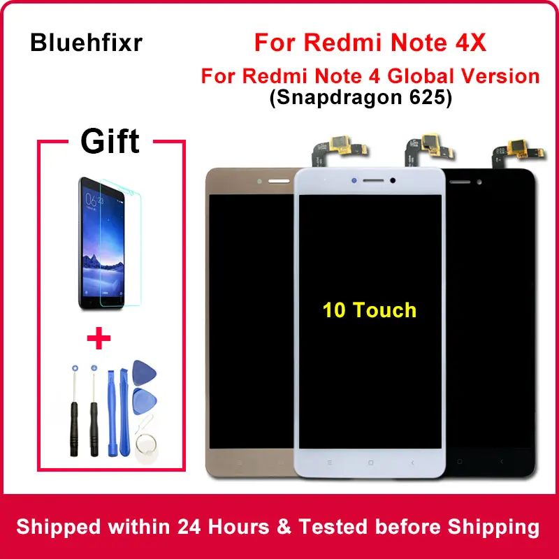 Оригинальный ЖК дисплей для Xiaomi Redmi Note 4X экран с рамкой Note4X и Note4 глобальная версия