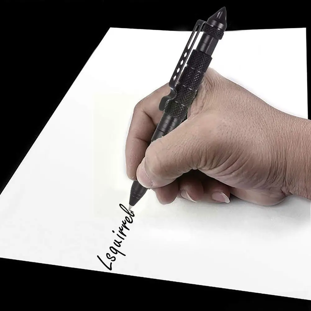 

Высококачественная индивидуальная тактическая ручка для защиты инструмент авиационная Портативная Алюминиевая противоскользящая многоф...