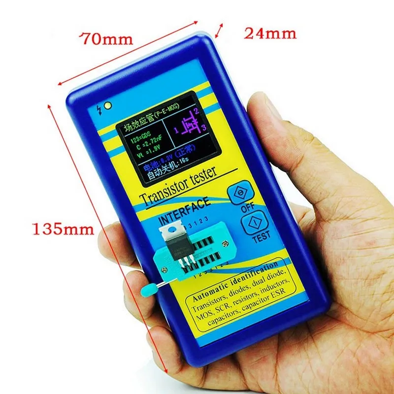 Новое поступление M328 цифровой компонент тестер транзисторов диодов триодов