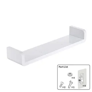 Настенная полка U-образной формы, плавающая угловая полка для душа, полка для ванной, шампуня, душа, держатель, кухонный стеллаж для хранения, Органайзер