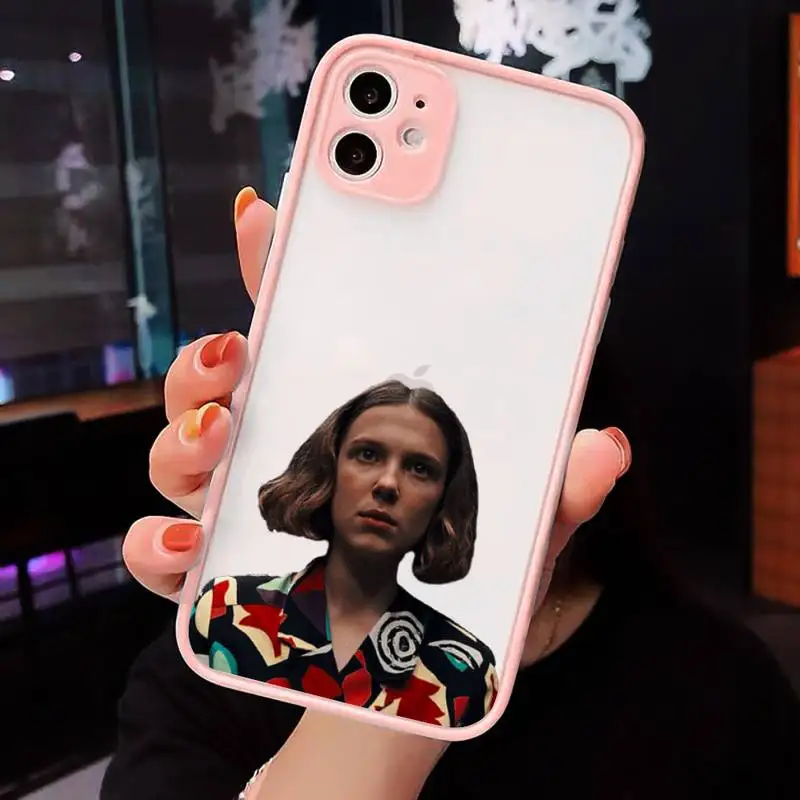

cosas gratis Stranger things Phone Cases matte transparent For iphone 7 8 11 12 plus mini x xs xr pro max cover