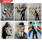 HUACAN 5d алмазная картина Портретные картины Стразы Алмазная вышивка абстрактная мозаика вышивка крестиком ручная работа