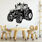 Крутые наклейки трактор наклейки на стену для детской спальни настенный Декор виниловые фрески мальчик комната наклейки на стену в детскую Мультяшные плакаты AL012