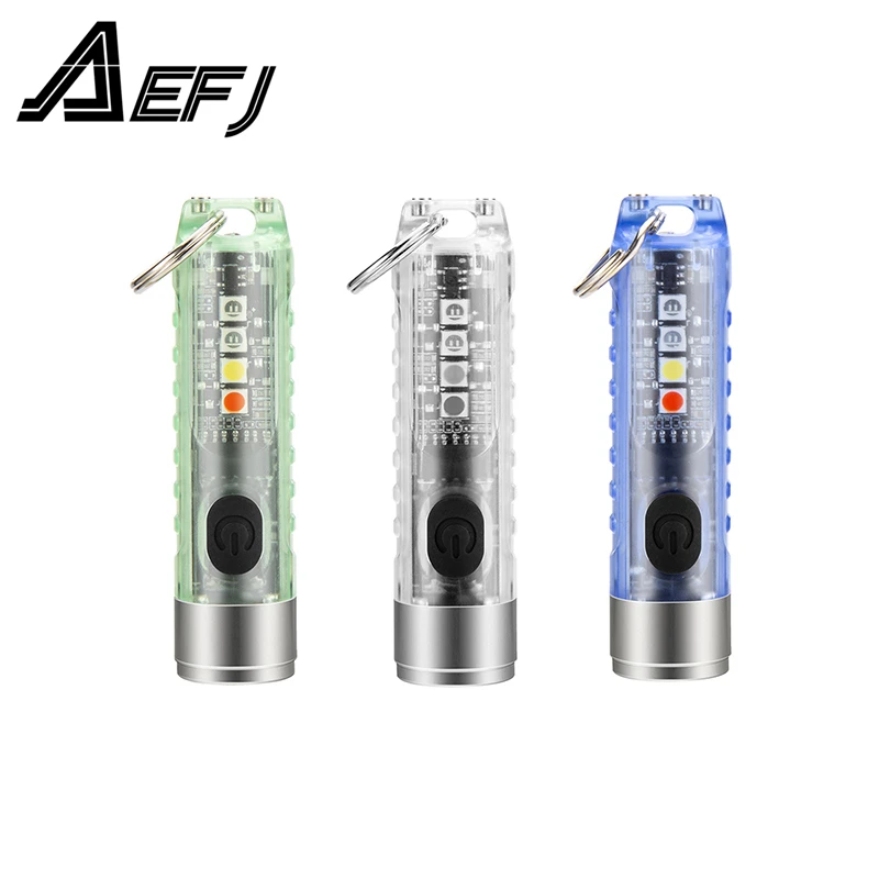 

MIMI Powerful Flashlight S11 EDC Flash Light with Strong Magnetic Work Light IP66 Waterproof camping light with UV Torch