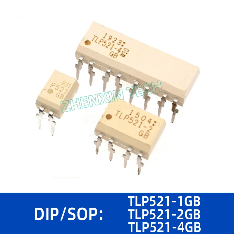 

10PCS/LOT TLP521-1GB P521 DIP-4/SOP-4 TLP521-2GB DIP-8/SOP-8 TLP521-4GB SOP-16/DIP-16 Optoisolator Photoelectric Coupling