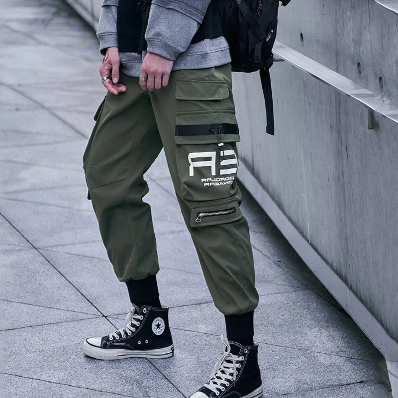 

Cargo pants men's autumn winter new men's pants with many pockets fashion casual pants
