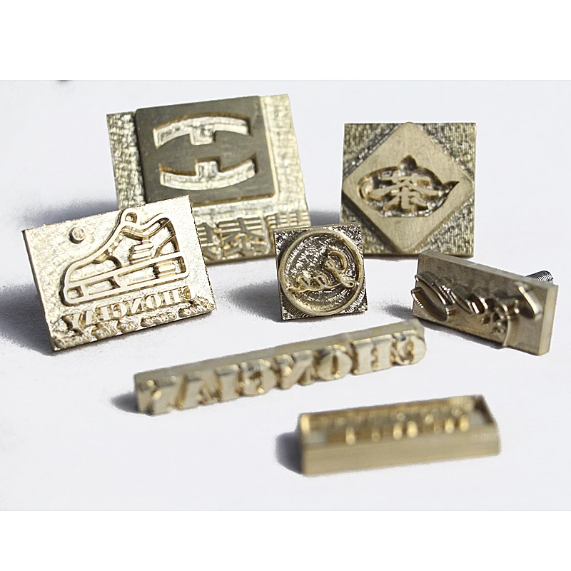 Металлическая латунь брендинг железная Форма Деревянный кожаный штамп дизайн