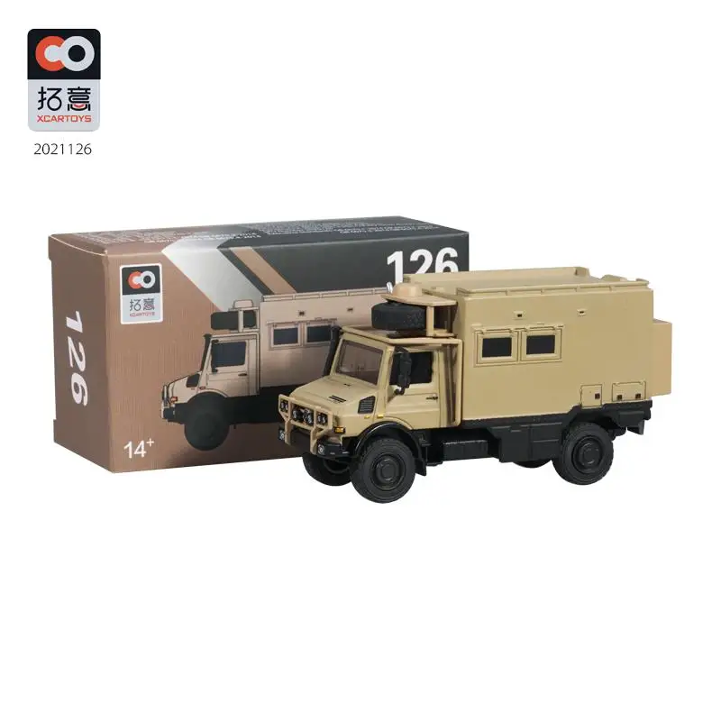 Xcartoys 1/64 Unimog U4000 Travel Diecast Model Car |