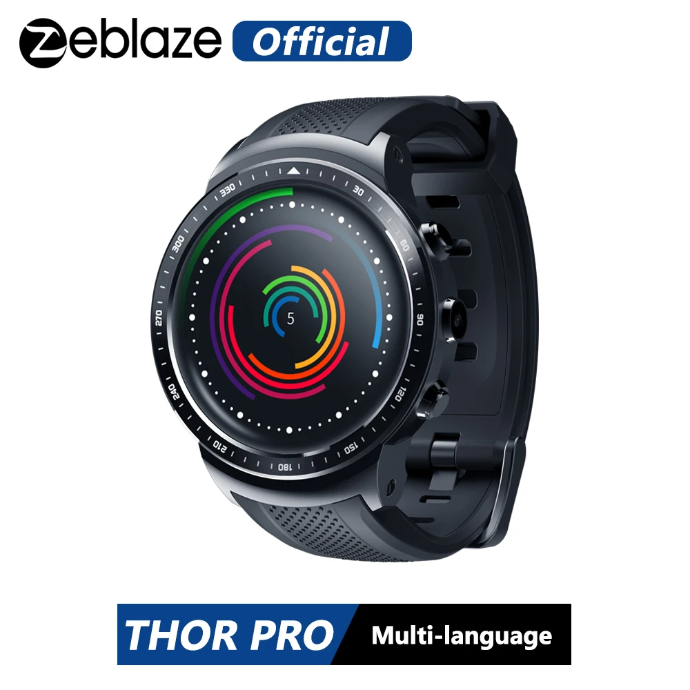 zeblaze Thor PRO 3g gps умные часы 1,53 дюйма Android 5,1 MTK6580 1,0 GHz 1 GB+ 16 GB Смарт часы BT 4,0 Носимых устройств