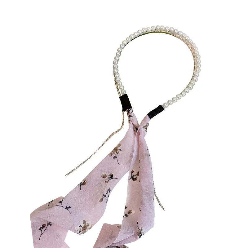 Повязка на голову с жемчужинами супер сказочная плетеная заколка для волос