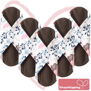 Прокладки женские, из бамбука, многоразовые, для менструации, 5 упаковок