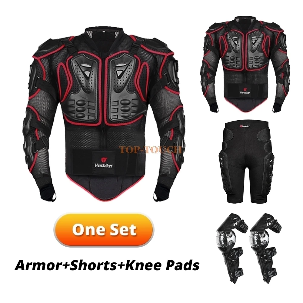 

Men's Motorcycle jacket Full Body Armor Motorcycle Chest Armor Motocross Racing Protective Gear Moto Protection S-5XL