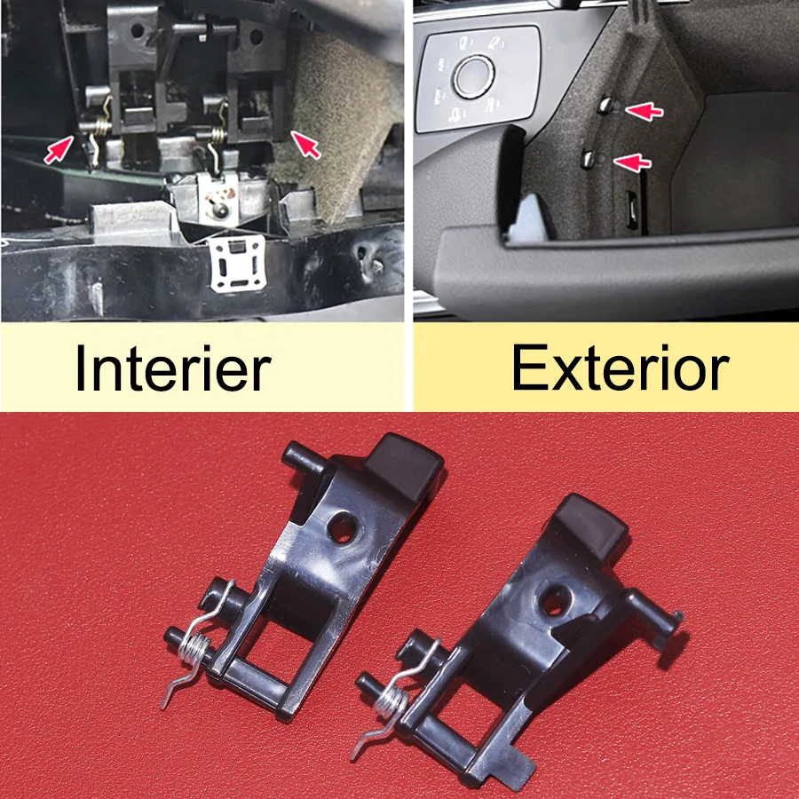 

Left/Right Armrest Box Buckle Lockers Switch Clip For Mercedes Benz ML320 ML350 GL400 W166 A1666800018+A1666800019/A1666804103