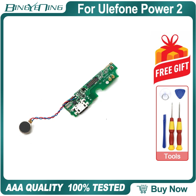 100% Новый оригинальный для Ulefone power 2 плата с зарядным портом USB вибратор Ремонт