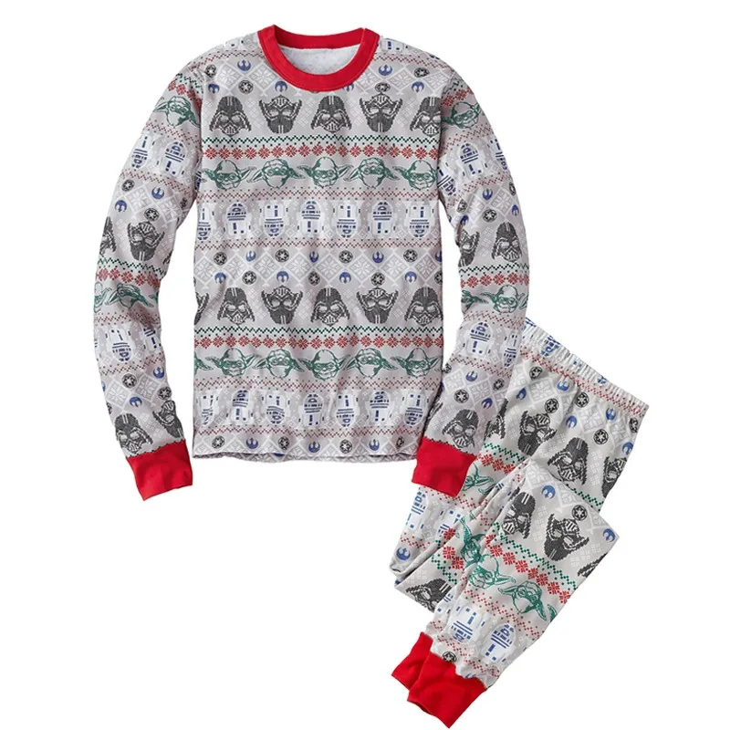Рождественский пижамный комплект Звездные войны 9 для всей семьи пижама из