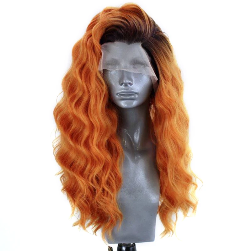 Парик длинный кудрявый харизма высокотемпературные волосы синтетический