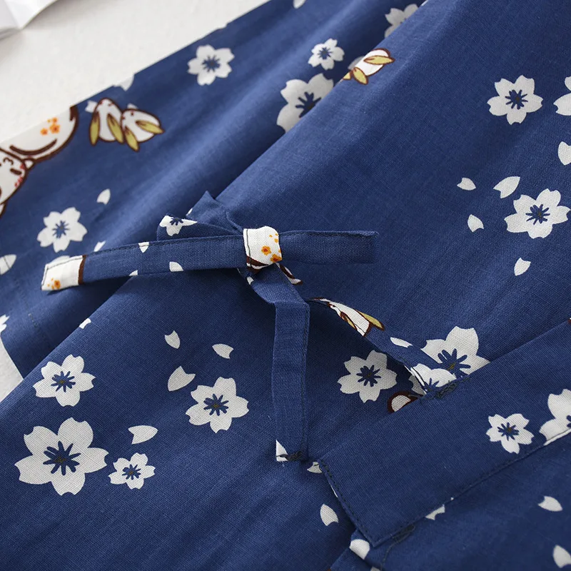 2020 г. женские пижамные комплекты милая кимоно из хлопчатобумажной марли для