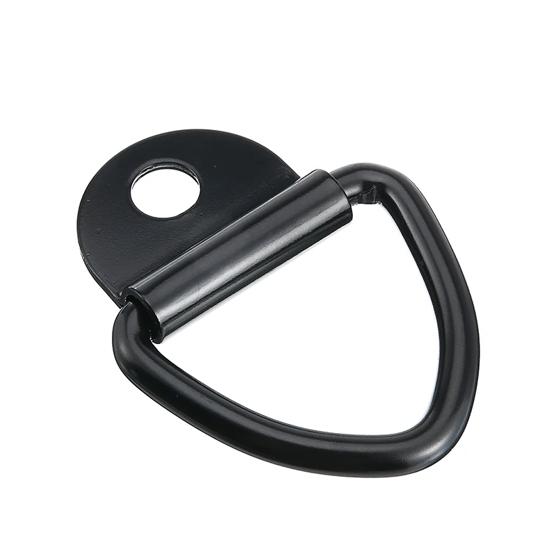 4 шт Черный Нержавеющая сталь грузовой галстук вниз крепления ротационное