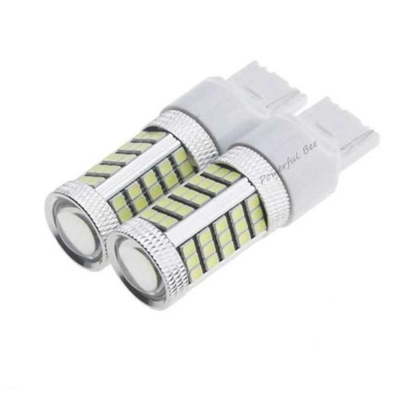 2 x T20/7440/W21W 66SMD 21W белый желтый красный Ледяной Синий светодиод 12 В постоянного тока