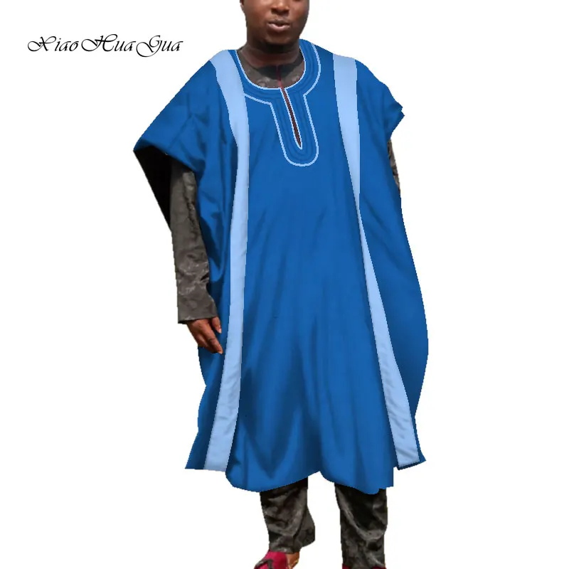 

Dashiki Mens Causal Long Robes Traditional African Clothing Print Wax Loose Short Sleeve Print Robes Batik Plus Size 6XL WYN685