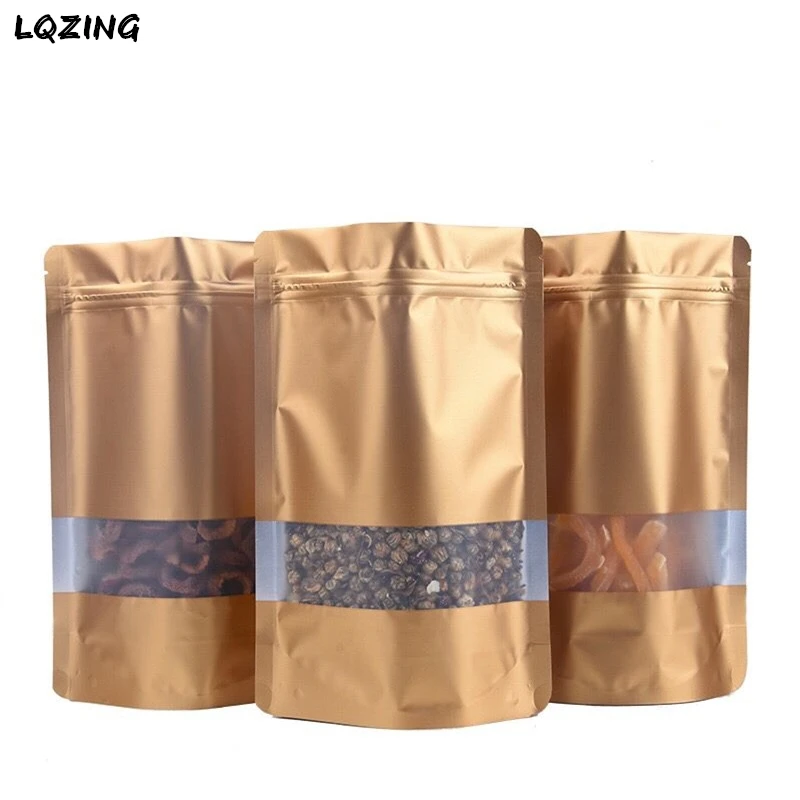 Алюминированная сумка цвет стоячие пакеты прозрачное окно для детской вечеринки