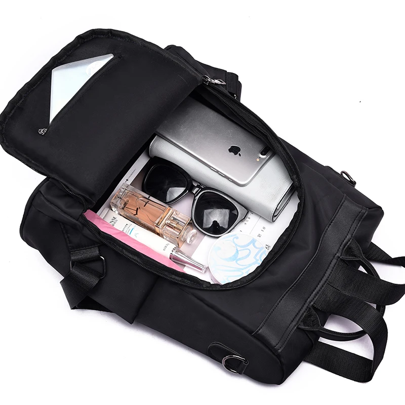 

Female Shoulder Bag Bagpack 2021 New Trend Female Backpack Fashion High-capacity Women Backpack Pure Color Teenager School Bag