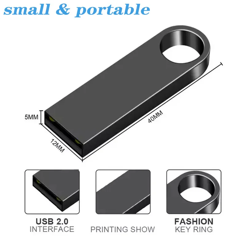 USB 2 0 флеш-накопитель металлический 32 ГБ 16 8 4 Usb 128 64 бесплатная доставка |