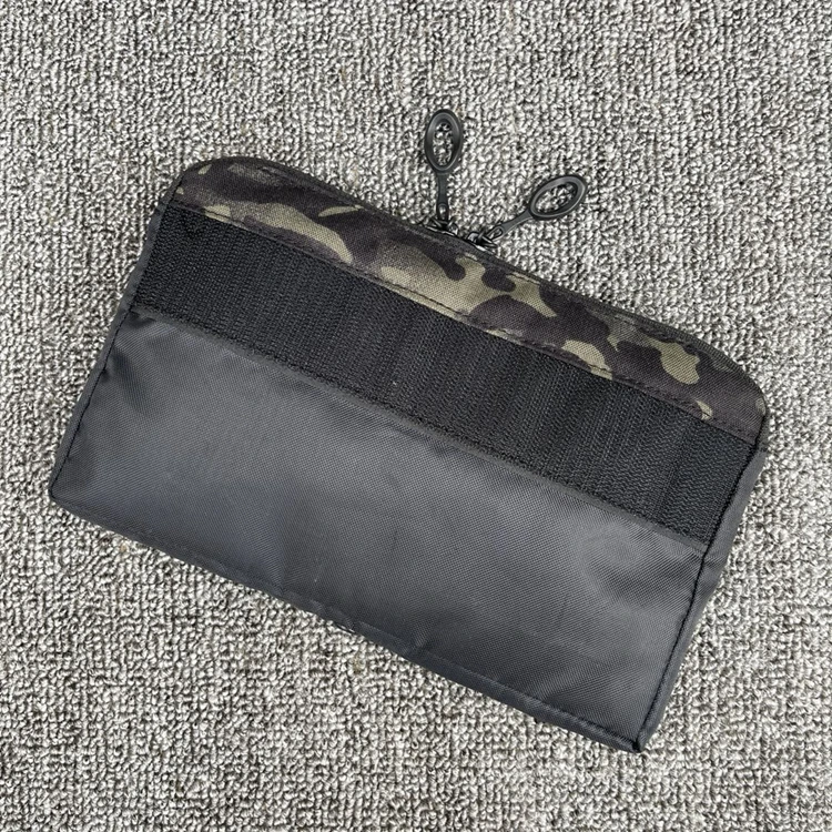Outdoor Sports Tactical Chest Hanging Insert - Samll / Half Pocket Built-In Zipper Compartment Accessories