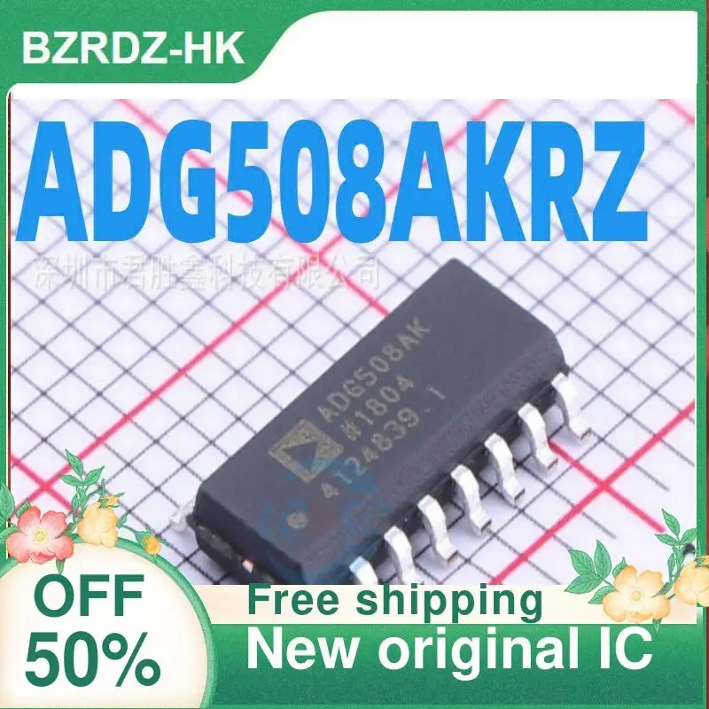 

1-20PCS ADG508 ADG508AK ADG508AKRZ SOP16 ADG508AKR New original IC