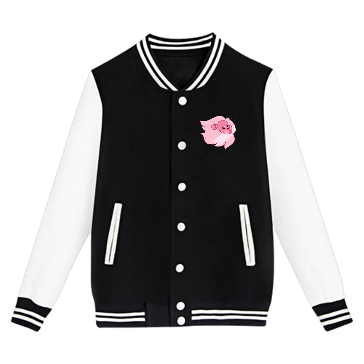 

Куртка Steven Universe в стиле аниме для подростков, модная повседневная спортивная бейсбольная форма, уличные куртки в стиле хип-хоп для мальчико...