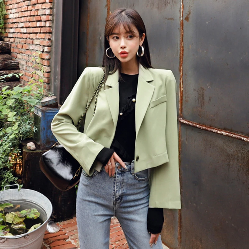 Пальто женское короткое в офисном стиле | Женская одежда