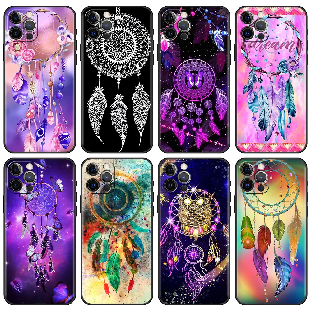 

Phone Cover For Apple iPhone 13 6.1 inches 11 Pro 12 Mini 7 8 6 6S Plus XS Max XR SE 2020 X XS 5 5S Case Dream Catcher Watercolo