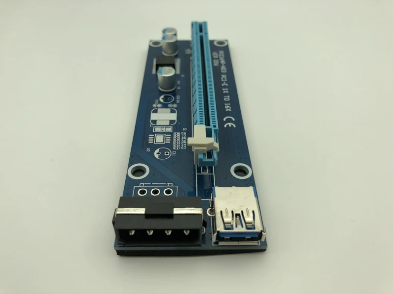 PCIE Riser USB 3.0 PCI E Express Райзер карта 1X 4x 8x 16x Расширитель адаптер SATA 15pin к 4pin кабель