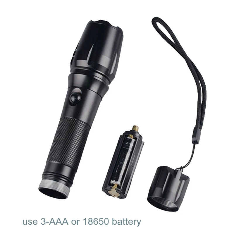 TOPCOM Rechargeable Flashlight XML T6 LED High Power 2000 lumens Zoom Adjustable Focus Torch Lantern USB | Лампы и освещение