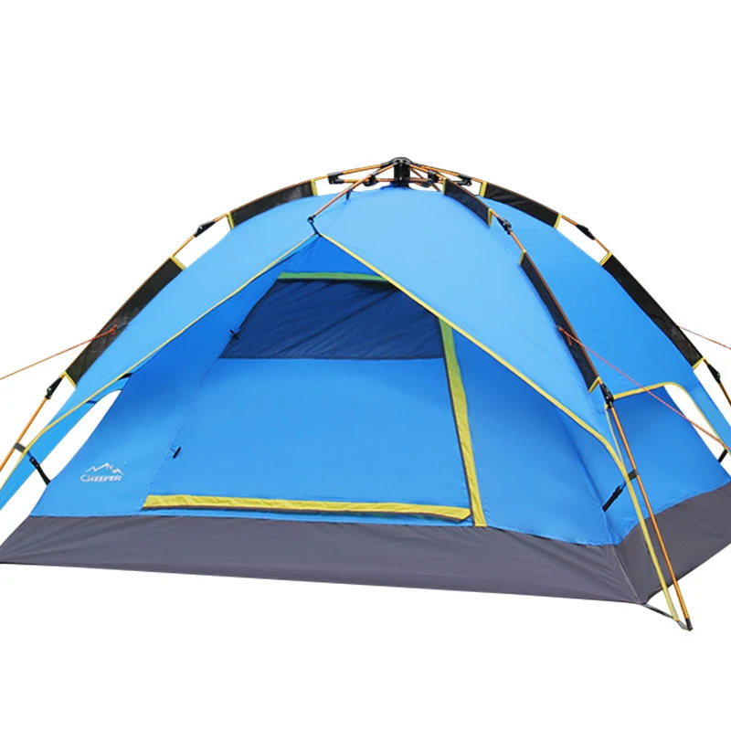 Палатка туристическая Ультралегкая двухслойная из алюминиевого сплава на 1 2 человек для отдыха открытом