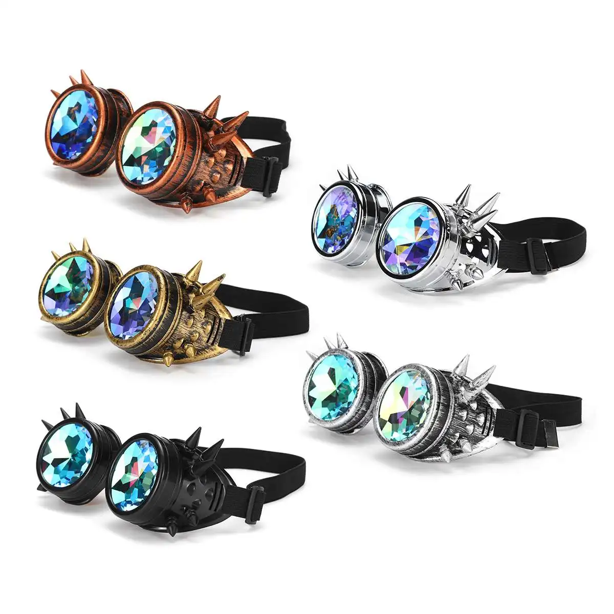 Цветные очки калейдоскоп для фестиваля вечевечерние НКИ EDM с диффузионными