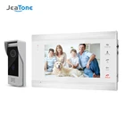 Видеодомофон Jeatone, экран 7 дюймов, камера 1200TVL для наружной установки, домофон, поддержка разблокировки и записи