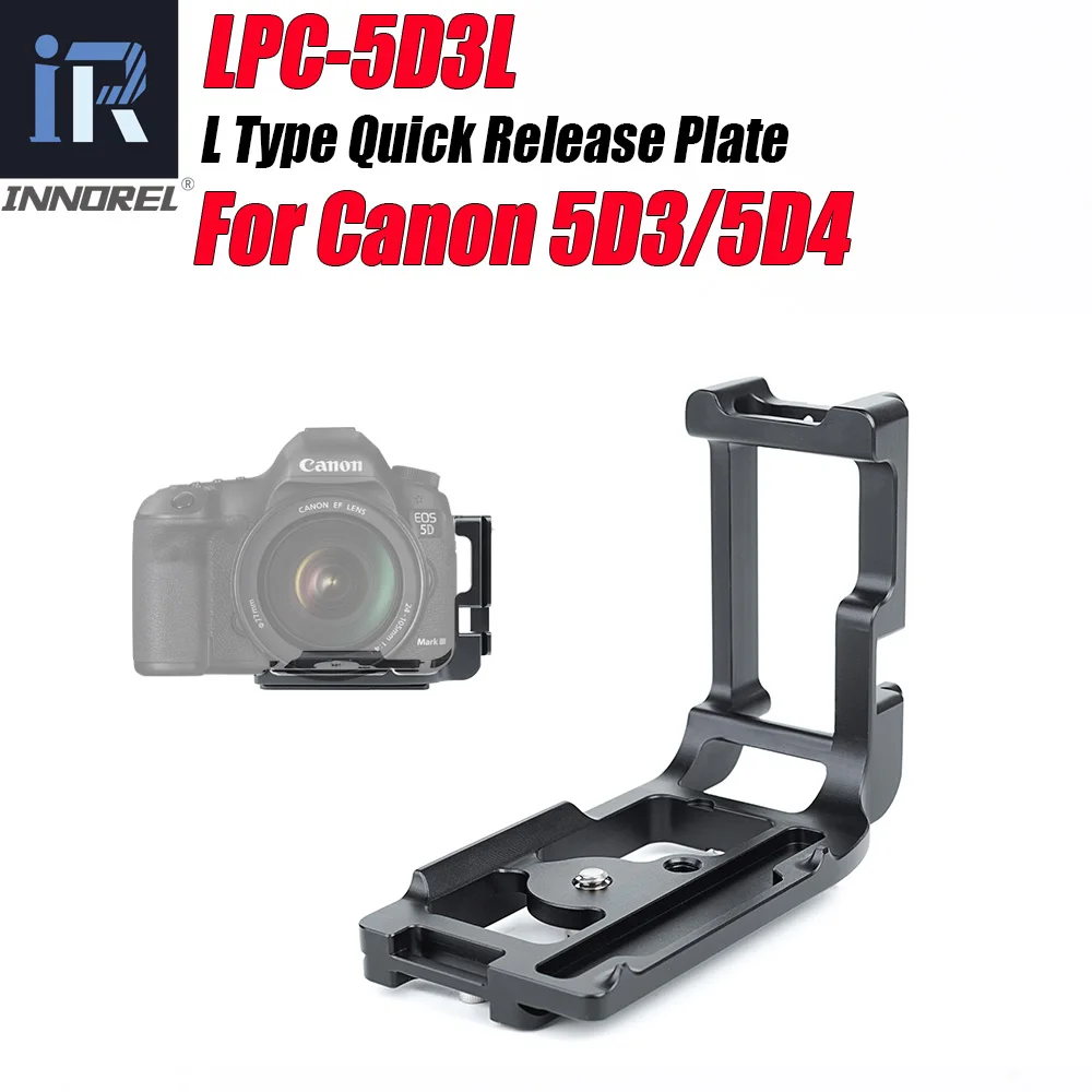 

INNOREL LPC-5D3 Quick Release L Plate For Nikon 5D3 5D4 Tripod Ball Head