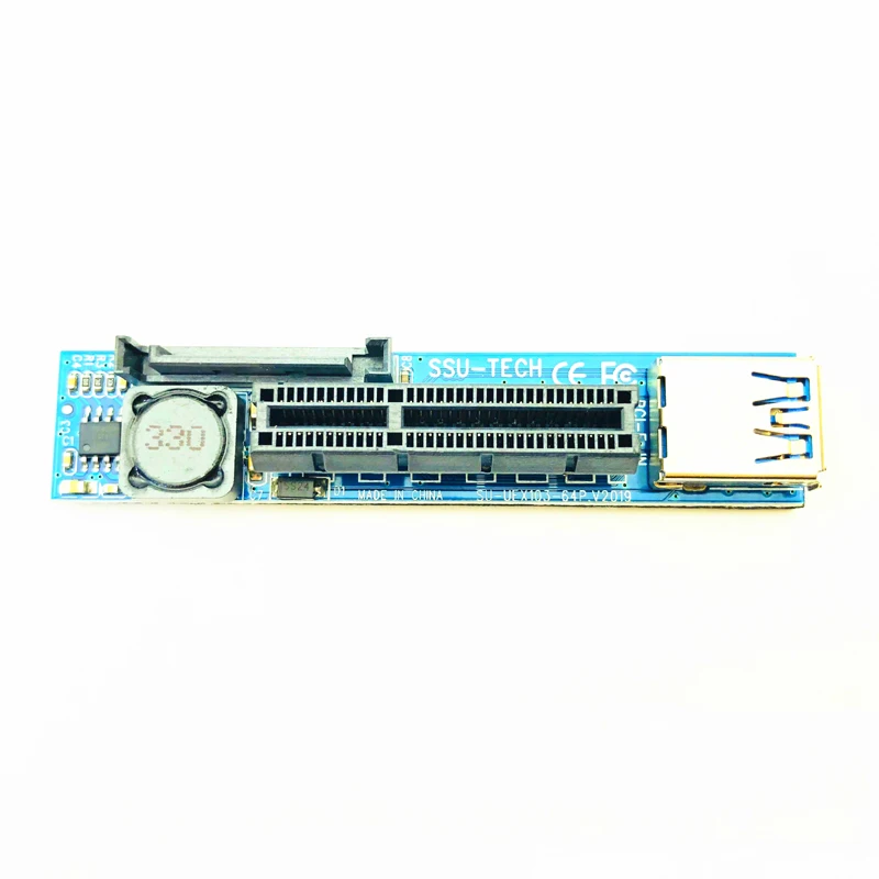 Мини PCIE к PCI-E X4 слот Riser Card Port адаптер ПК графическая карта Коннектор с 60 см USB3.0