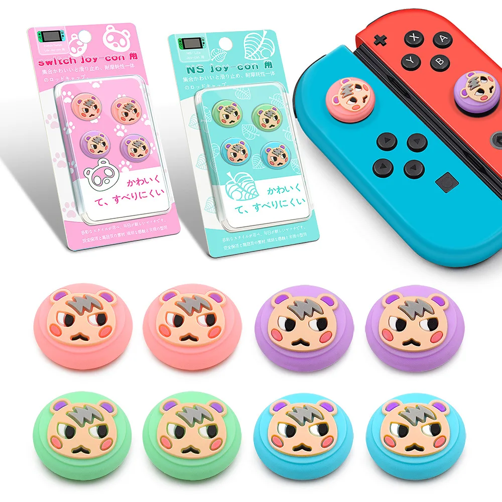 AnimalsCrossing аналог игры шапки защитные резиновые заглушки для NintendoSwitch