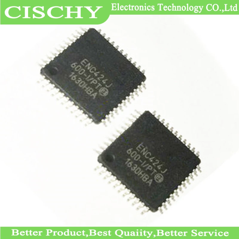 10 шт./лот ENC424J600-I/герметизирующая ptfe-лента для ENC424J600-I ENC424J600 ENC424J 600-I/герметизирующая ptfe-лента для QFP-44